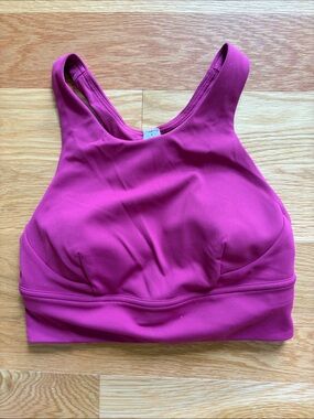 lululemon athletica Raspberry High-Neck Sports Bra